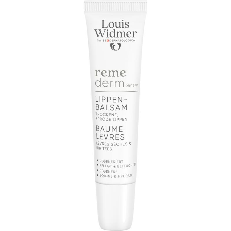 Louis Widmer Remederm Lippenbalsem Zonder Parfum 15 ML