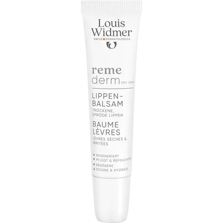 Louis Widmer Remederm Lippenbalsem Zonder Parfum 15 ML
