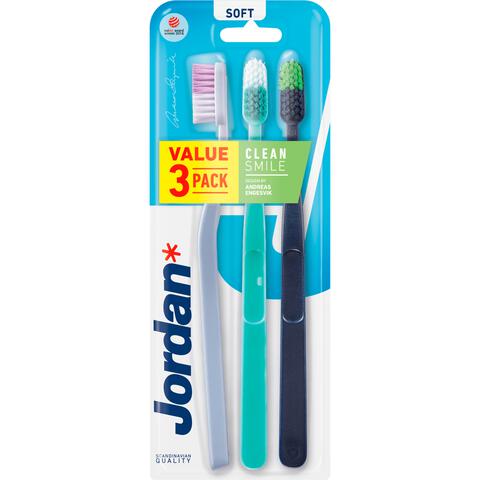 Jordan Clean Smile Soft 3-pack