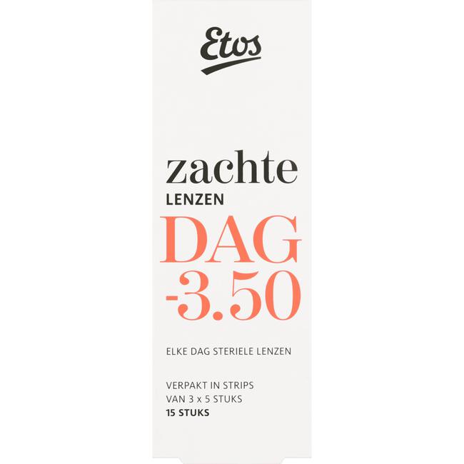 Etos Zachte Daglenzen -3,50 15 stuks