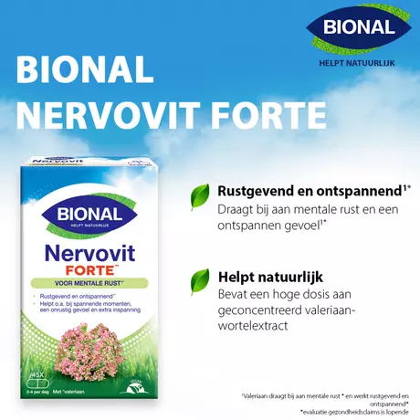 Bional Nervovit Forte Tabletten 45 stuks