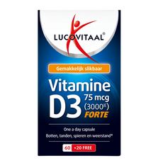 Lucovitaal Vitamine D3 75 mcg 80 Capsules