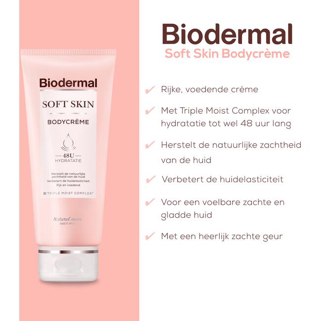 Biodermal Soft Skin Bodycrème 200 ML