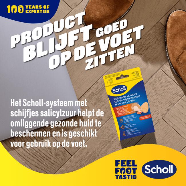 Scholl Eelt Verwijderpleisters 4 stuks