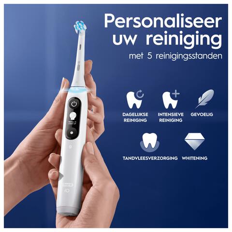 Oral-B iO 6 Wit & Roze 2 Elektrische Tandenborstels By Braun