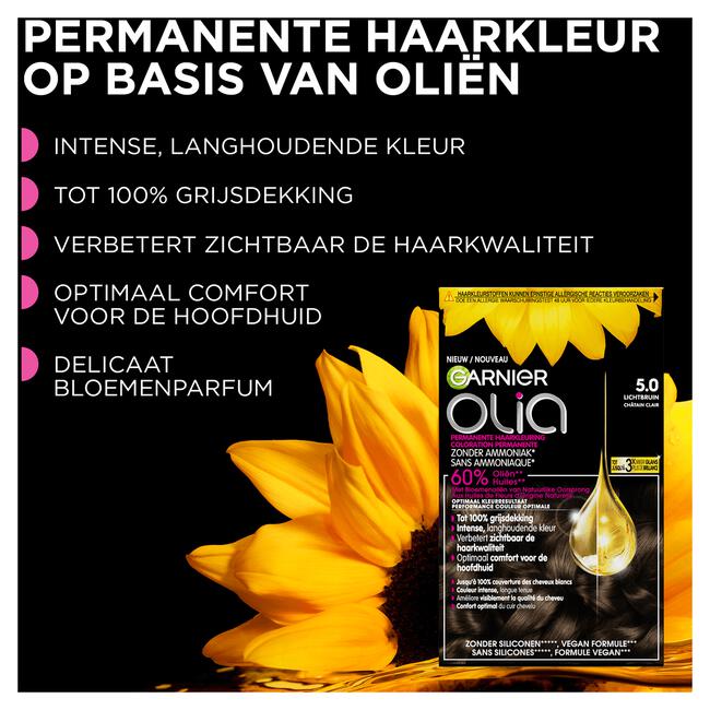 Garnier Olia Permanente Haarverf 1.0 Nacht Zwart