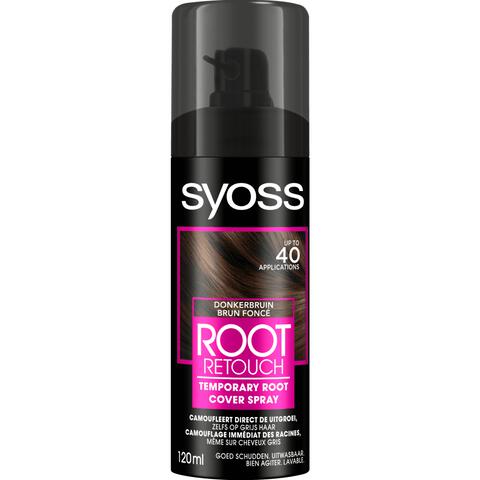 Syoss Uit Groeispray Donkerbruin