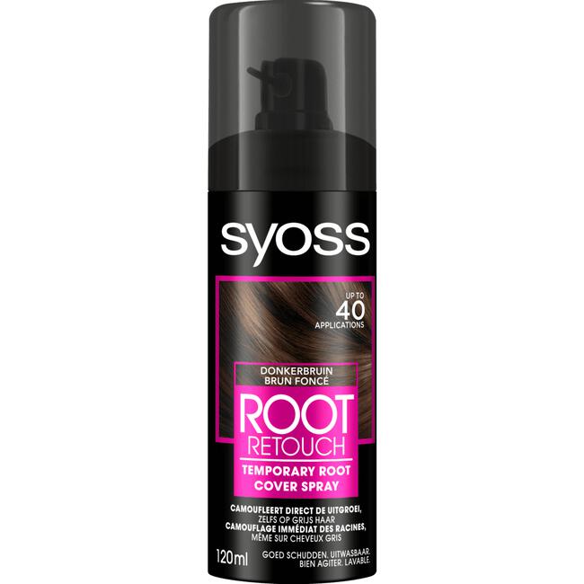 Syoss Uit Groeispray Donkerbruin