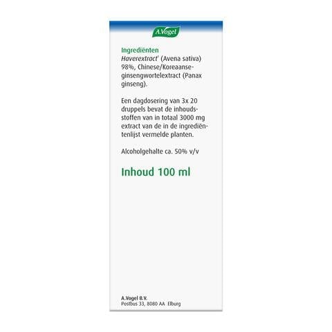 A.Vogel Avena Sativa Evenwichtig in Stresssituaties1* Druppels 100 ML