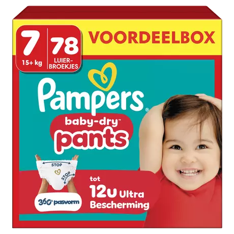 Pampers Baby Dry Pants Voordeelbox Luierbroekjes Maat 7 15+ kg 78 stuks