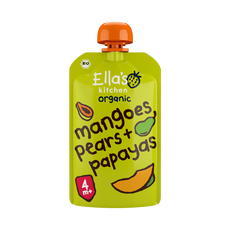 Ella's Kitchen Mango's Peren Papaya's Bio Knijpfruit 4+ Maanden 120 GR