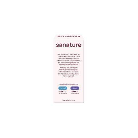 Sanature 100% Katoenen Tampons Mini 16 stuks