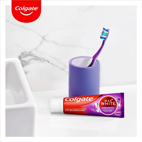 Colgate Max White Purple Reveal Tandpasta - 75 ML