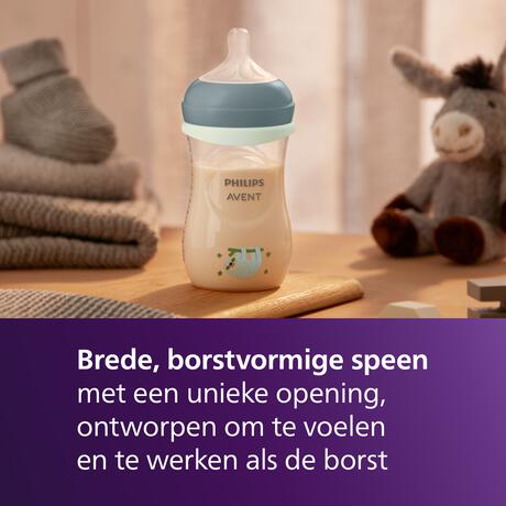 Philips Avent Natural Response Babyfles Nighttime 3M+ SCY903/81 260 ML