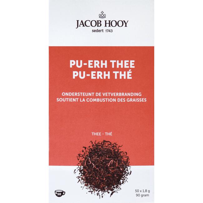 Jacob Hooy Pu-Erh Thee 50 stuks