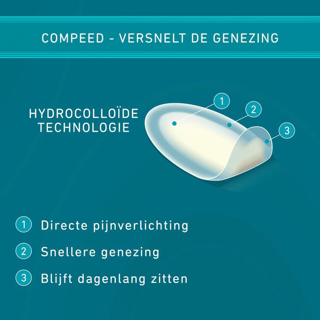 Afdrukken Dapper Meedogenloos Compeed Blarenpleisters Medium 6 stuks 6 EA | Etos