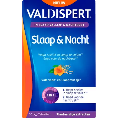 Valdispert Slaap & Nacht Tabletten 30 stuks