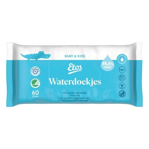 Etos Baby Waterdoekjes 60 stuks