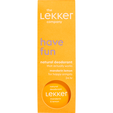 The Lekker Company Mandarijn & Citroen Deodorant Crème 30 GR