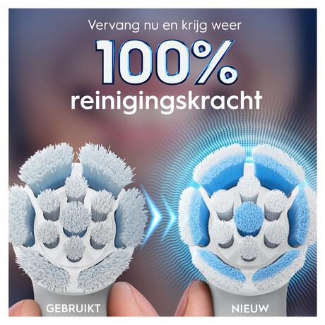 Oral-B iO Gentle Care Opzetborstels Zwart 4 Stuks