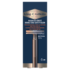 King C. Gillette Double Edge Safety Scheersysteem Met 5 Navulmesjes
