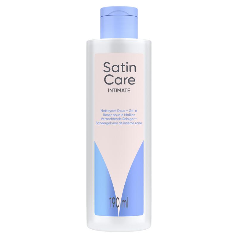 Satin Care Intimate Reiniger & Scheergel Voor Huid en Schaamhaar 190 ML