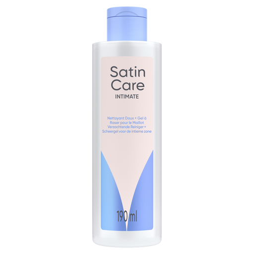 Satin Care Intimate Reiniger & Scheergel Voor Huid en Schaamhaar 190 ML
