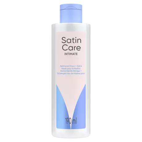 Satin Care Intimate Reiniger & Scheergel Voor Huid en Schaamhaar 190 ML