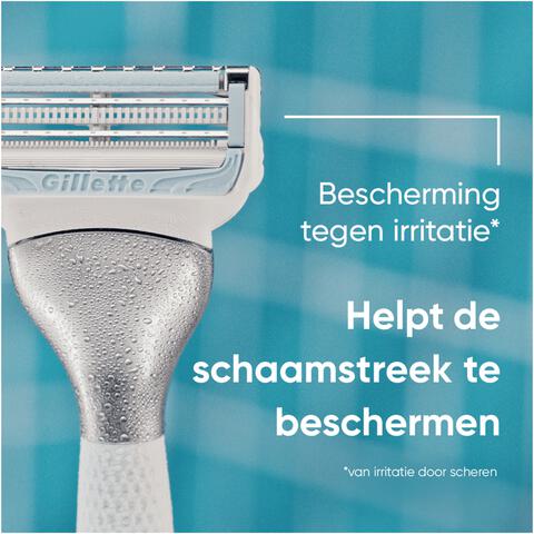Gillette Venus Voor Huid en Schaamhaar Scheersysteem + Exfoliant