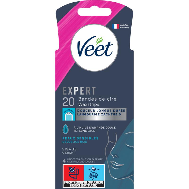 Veet Expert Gezicht Waxstrips 20 stuks