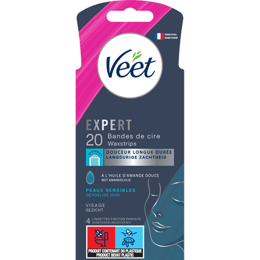 Veet Expert Gezicht Waxstrips 20 stuks