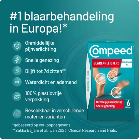 Compeed Blarenpleisters Verschillende Formaten Pleisters 6 stuks