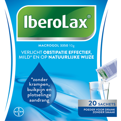 Iberolax Verlicht Obstipatie Effectief Sachets 20 stuks