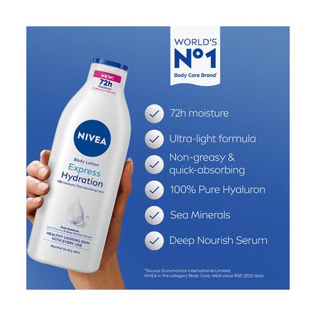 NIVEA Express Hydraterende Body Lotion 400 ML