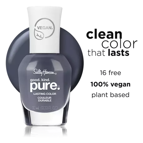 Sally Hansen Good.Kind.Pure Nagellak Grijs 395 Nightfall