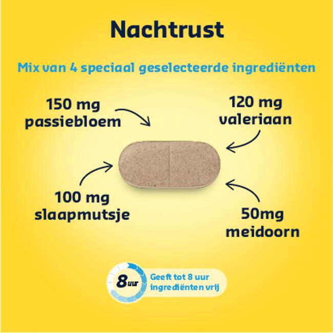Shiepz Nachtrust 8 uur 30 tabletten