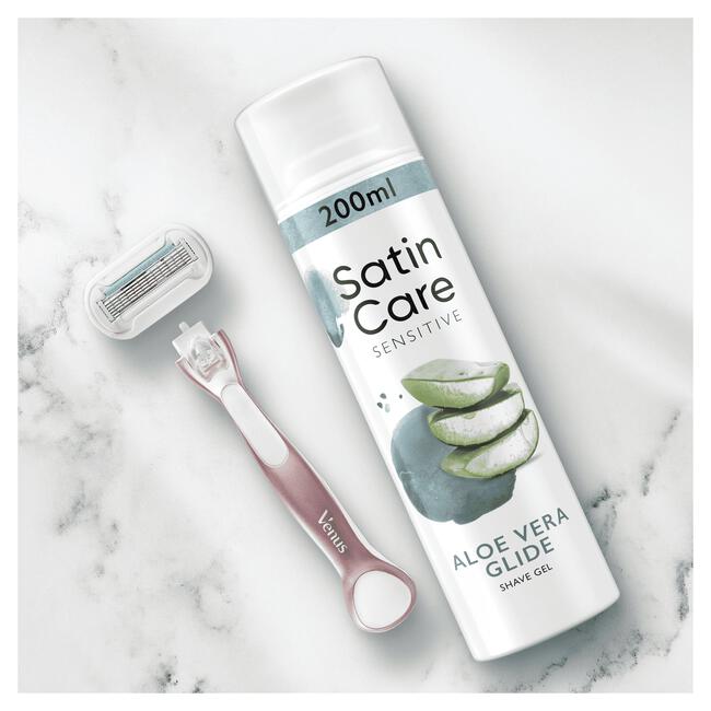 Satin Care Scheergel Gevoelige Huid 200 ML