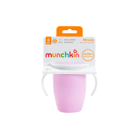 Munchkin Miracle 360° Trainer Anti-Lek Drinkbeker Paars 