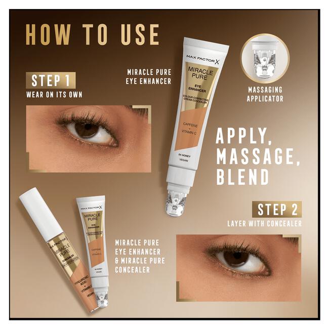 Max Factor Miracle Pure Eye enhancer concealer 01 Rose