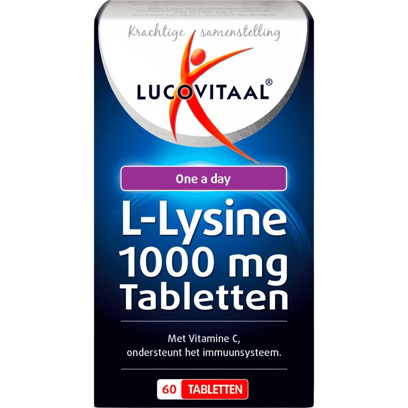 Lucovitaal L-Lysine 1000 mgTabletten 60 stuks