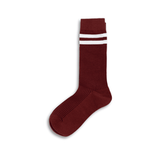 Bo Wilkes Sokken Burgundy/Ecru