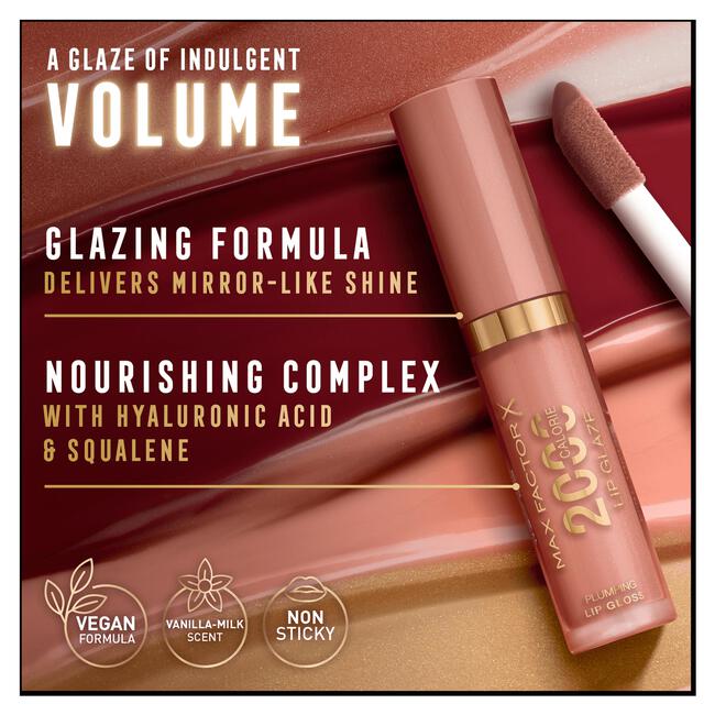 Max Factor 2000 Calorie Lip Glaze 150 Caramel Swish
