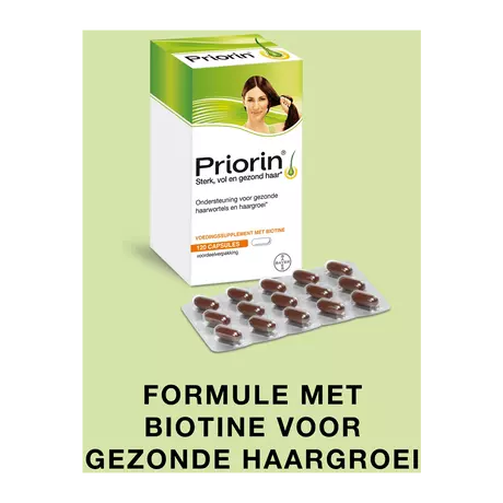 Priorin Biotine Sterk Vol Haar Binnenuit Capsules 120 stuks