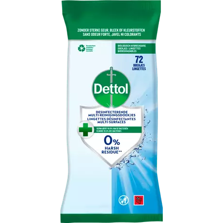 Dettol Desinfecterende Multi-Reinigingsdoekjes 72 stuks