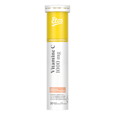 Etos vit C bruistabl abrikoos/sinasappel 20st