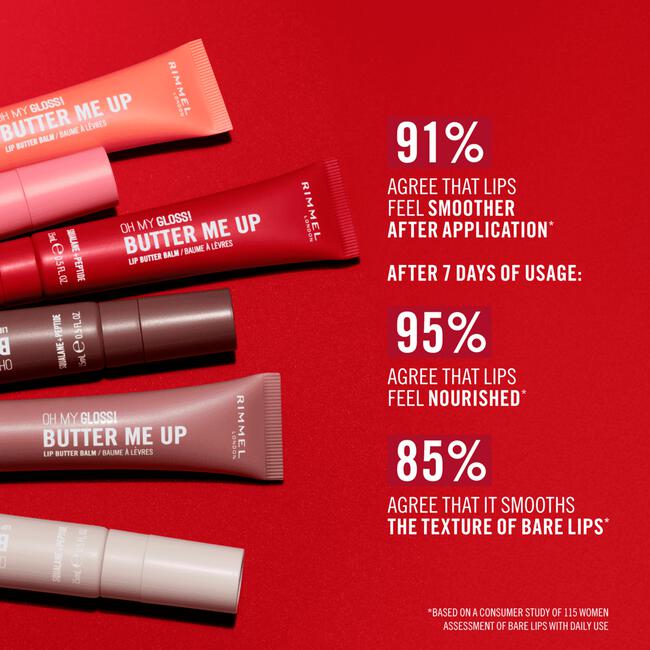 Rimmel Oh My Gloss Butter Me Up Lip Butter - Bruin - 003 Mellow Mocha