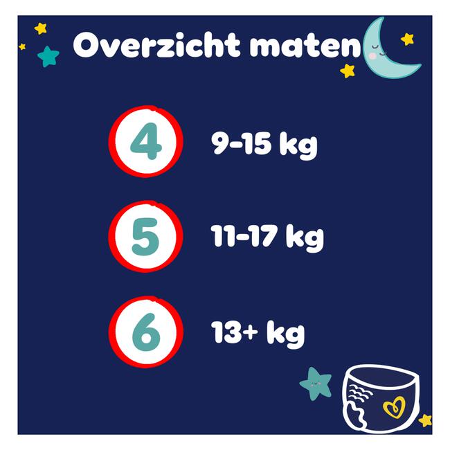 Pampers Baby Dry Night Pants Luierbroekjes Maat 5 11-17 KG 35 Stuks