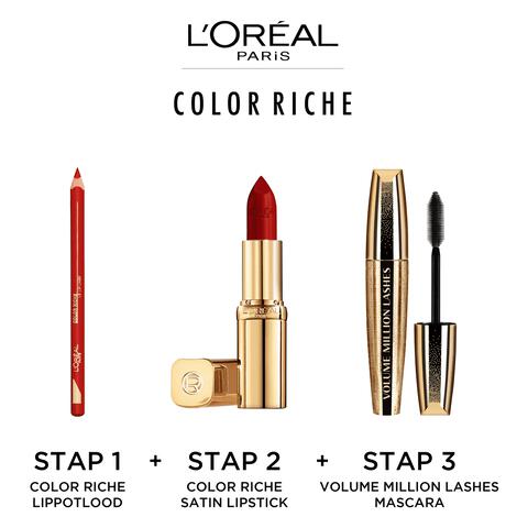L'Oréal Paris Color Riche Satin 377 Perfect Red Lippenstift 4,5 GR