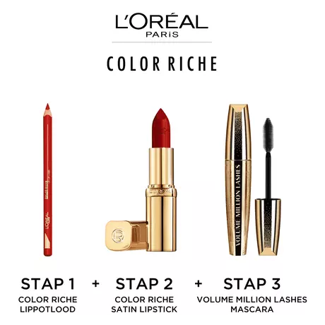 L'Oréal Paris Color Riche Satin 377 Perfect Red Lippenstift