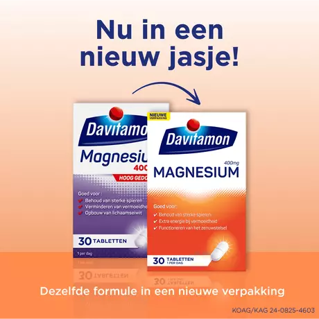 Davitamon Magnesium 400 mg Tabletten 30 stuks